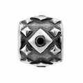 Petite Bead Karo mit roten Zirkonia