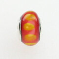 Muranoglas rot orange