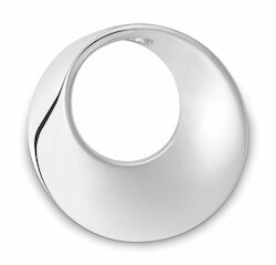 Quinn Schmuck Wende-Anhänger Ellipse, silber