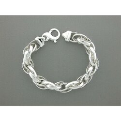 Quinn Schmuck Armband Twist, silber