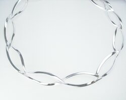 Quinn Schmuck Collier Swirl, silber