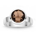 Quinn Ring Colors, Rauchquarz/Silber, 12mm
