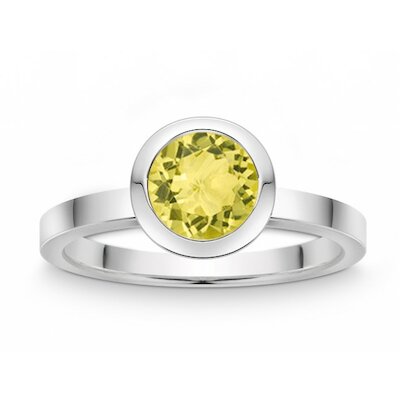 Quinn Ring Colors, Peridot/Silber, 9mm