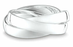 Quinn Schmuck Ring Triology, silber