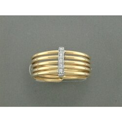 Quinn Ring 585/14kt Gelbgold mit Diamanten