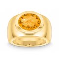 Quinn Ring Colors, Citrin, 585/14kt Gold, breit