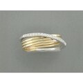 Quinn Ring bicolor 585/14kt Gold mit Diamanten