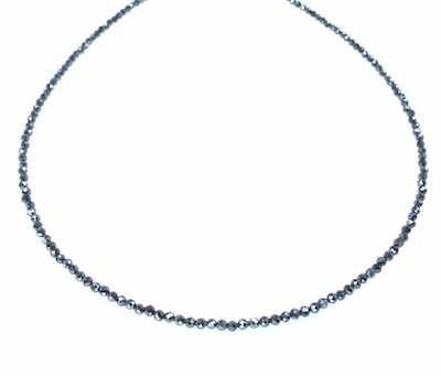 Edelsteinkette Spinell facettiert, extra fein