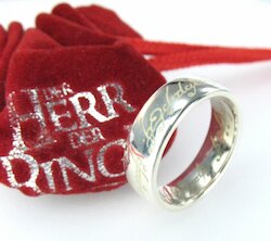 Ring Herr der Ringe, Silber