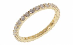 Seasons Memoire Diamant-Ring, 1,25ct G vs, 750/18kt Gelbgold
