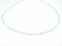 Kette Aquamarin, Silber