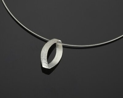 sim Schmuck Collier Sima, 30mm, Silber