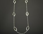 sim Schmuck Kette Sima, 90cm lang, Silber