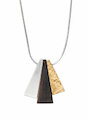 sim Schmuck Kette Wood Lykkeli, Holz, bicolor