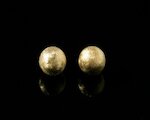 sim Ohrstecker Balls, gold, 7mm