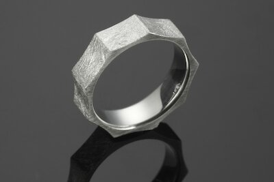 sim Schmuck Ring michiko, schmal, Silber