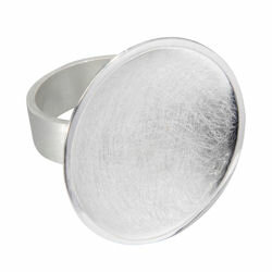 sim Schmuck Ring Nella, Top 30mm, Silber