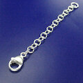 sim Schmuck Verlängerungskette, 7,5cm, Silber
