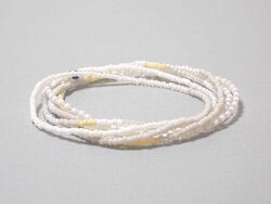 Unik Collection Flexkette Wickelarmband weiß beige