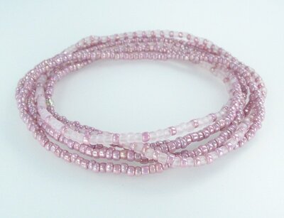 Unik Collection Stretch-Armband altrosa