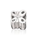 Wish Bead Schmetterling, silber